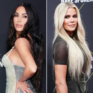 Kim Kardashian Throws a Bowl of Pasta at Khloe Kardashian During Food Fight