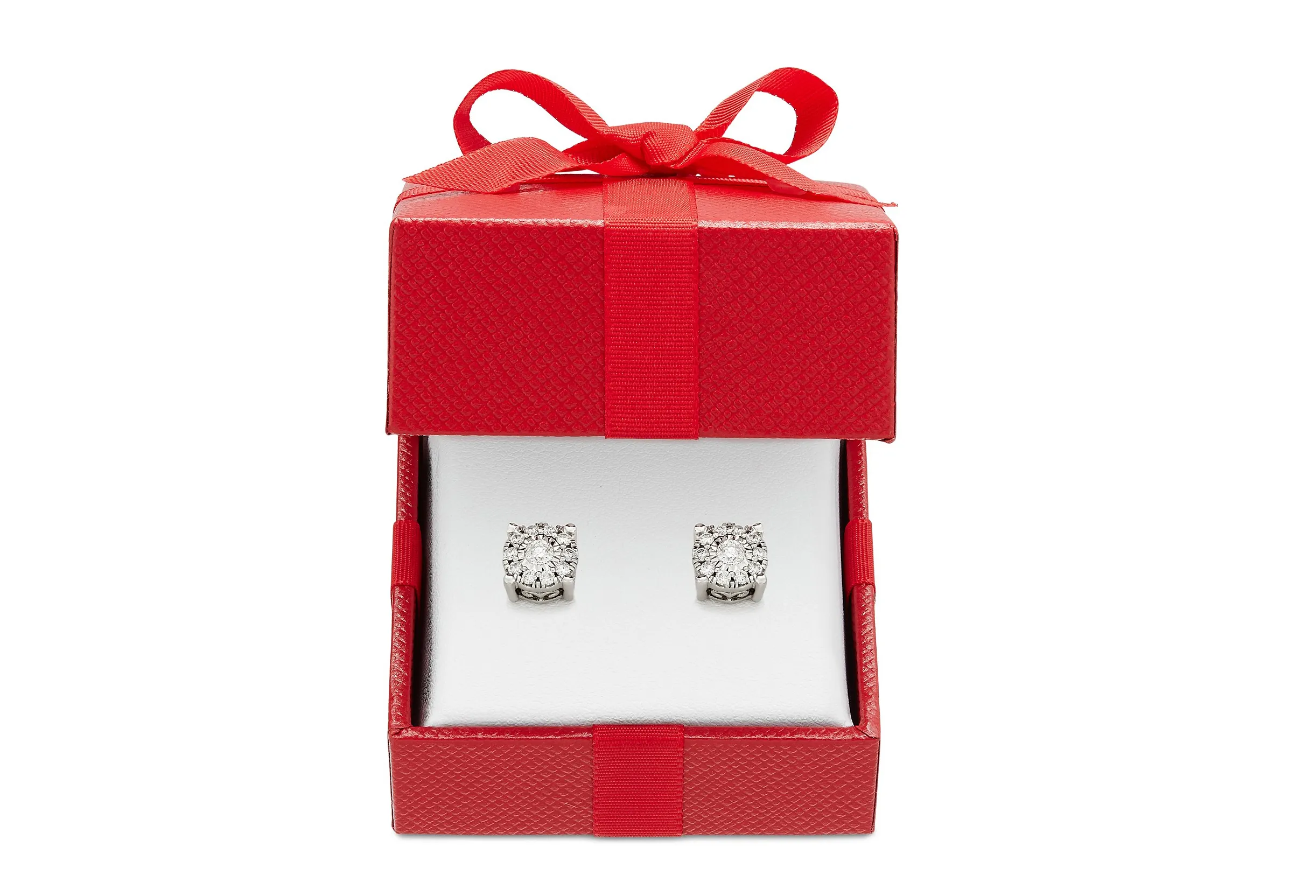 Macy's Diamond Stud Earrings (14k White Gold)