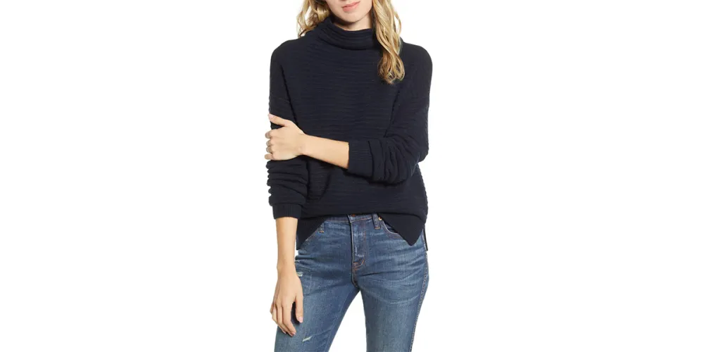 Madwell Belmont Mock Neck Sweater