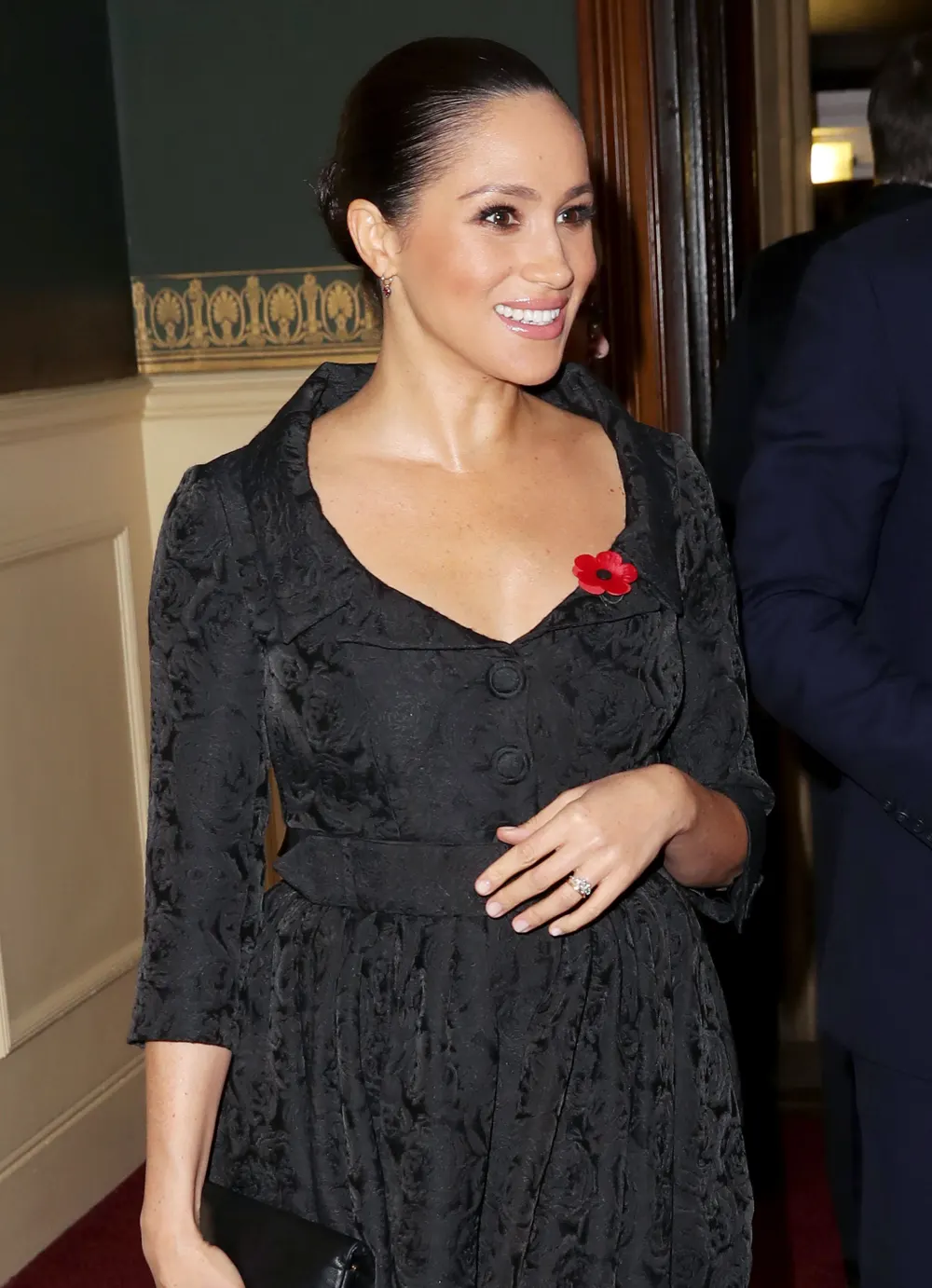 Meghan Markle Black Dress November 9, 2019