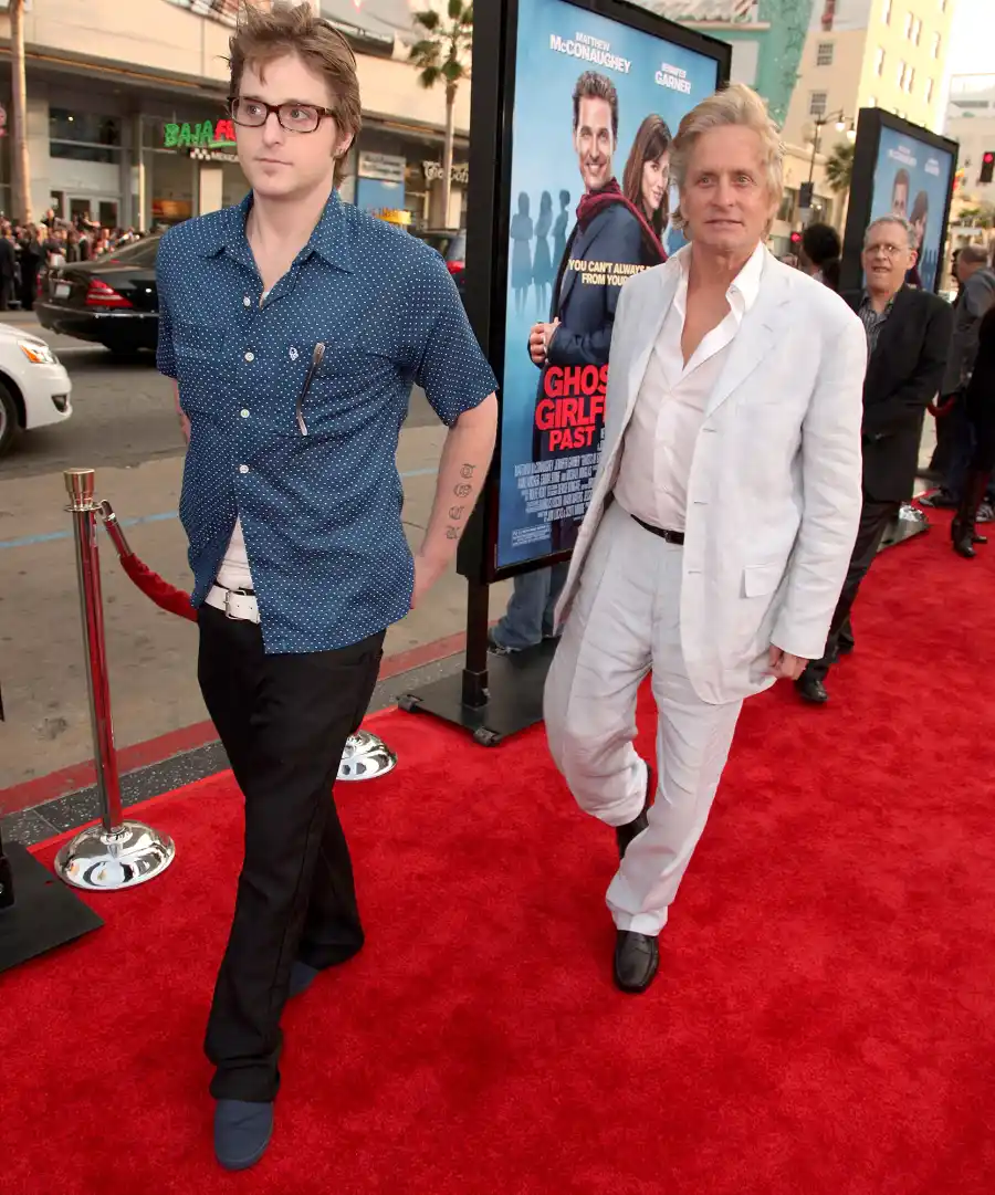 Michael-Douglas-and-Catherine-Zeta-Jones July-2009-Douglass’-son-Cameron-was-arrested-and-charged-for-possession-of-methamphetamine