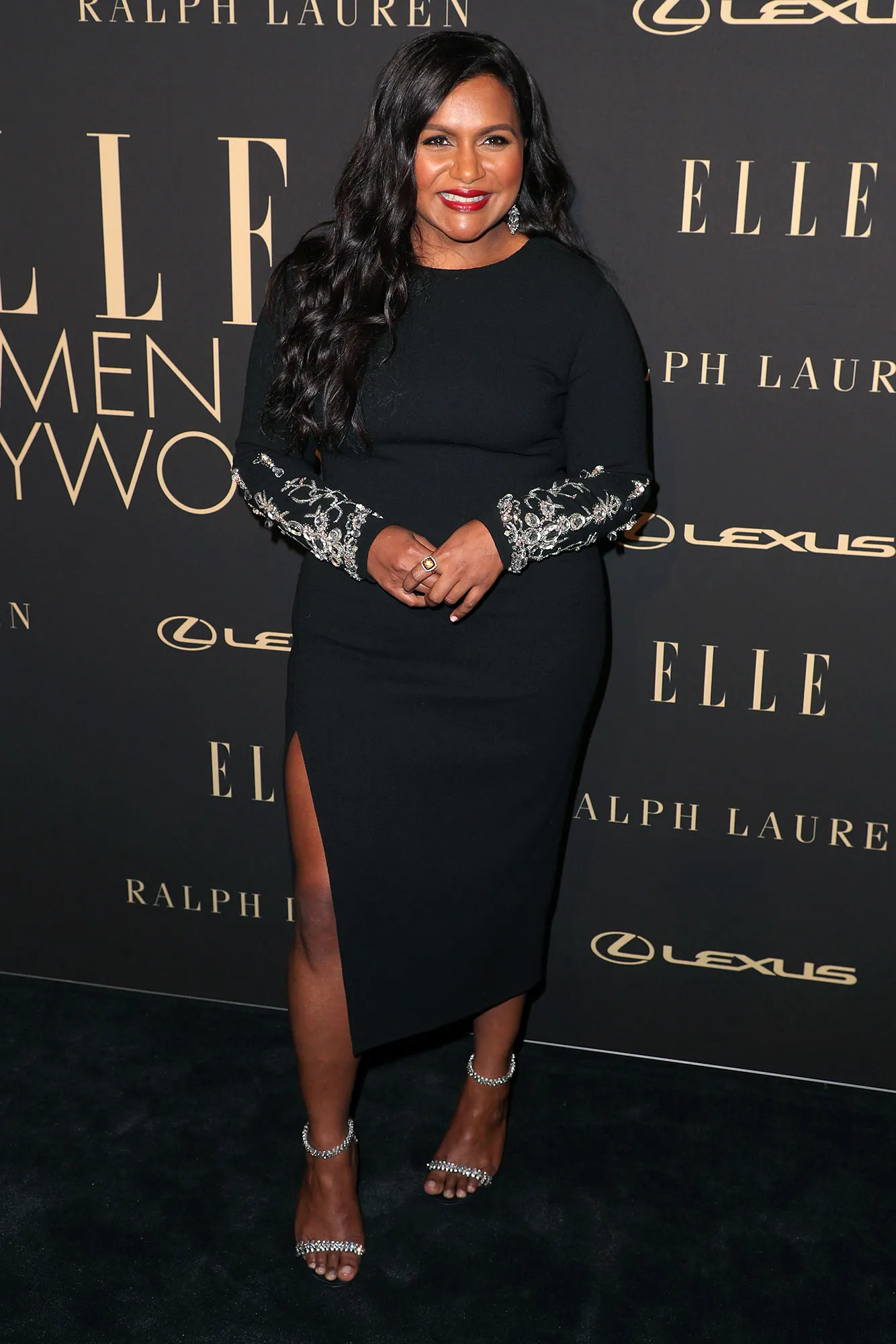 Mindy Kaling Wearing Oscar de la Renta Proudly Announces She Passed Her Written Driver's Test