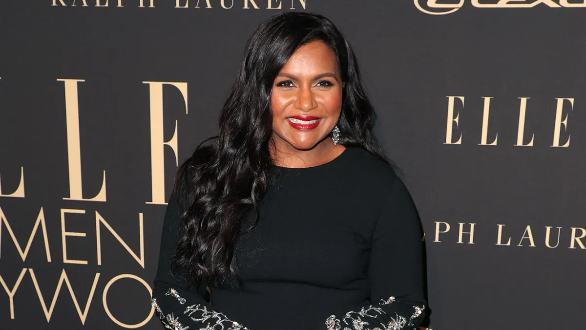 Mindy Kaling Wearing Oscar de la Renta Proudly Announces She Passed Her Written Driver's Test