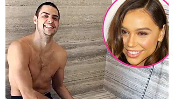 Noah Centineo Hilariously Struggles to Shower After Knee Surgery With Girlfriend Alexis Ren Help