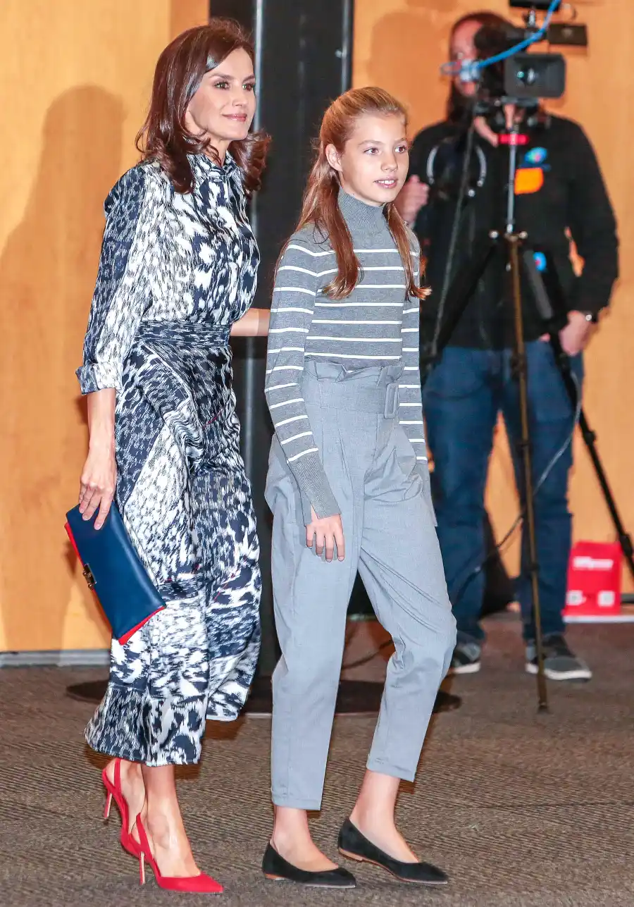 Queen Letizia Print Dress November 5, 2019