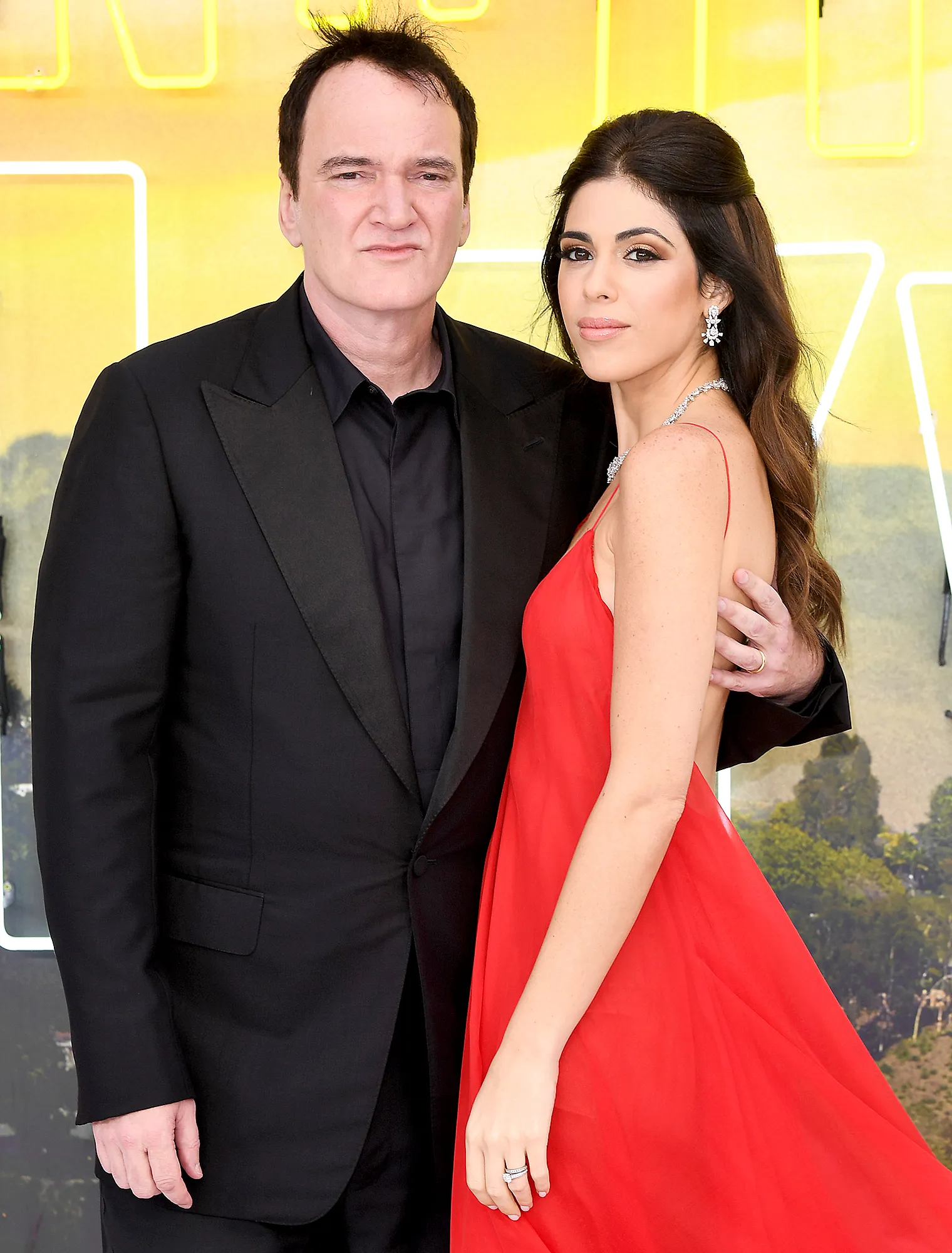Quentin-Tarantino-Baby-With-Wife-Daniella-Pick