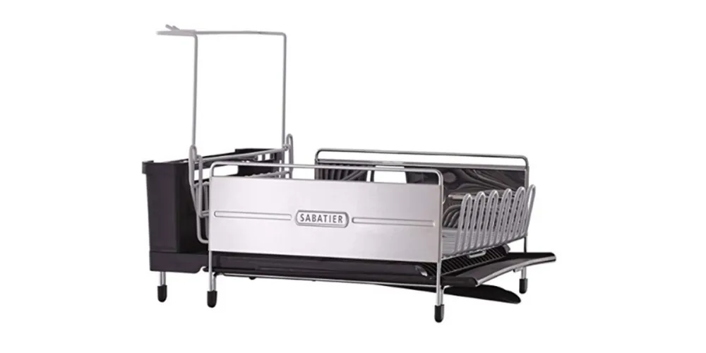 Sabatier 5199813 Expandable Stainless Steel Dish Rack
