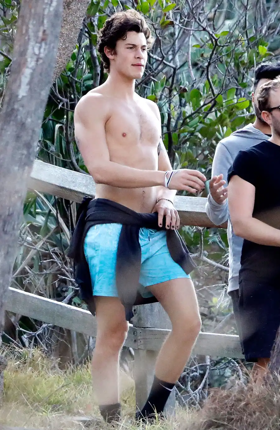 Shawn Mendes Goes Shirtless Australia Beach With Friends