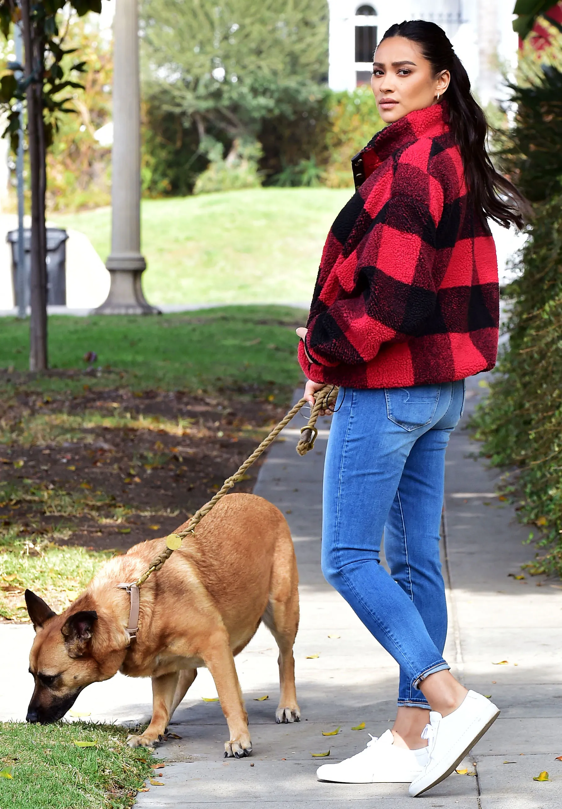 Shay Mitchell Wears American Eagle November 14, 2019