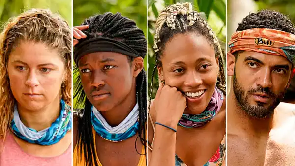 Survivor’s Elizabeth Beisel, Missy Byrd, Lauren Beck and Aaron Meredith