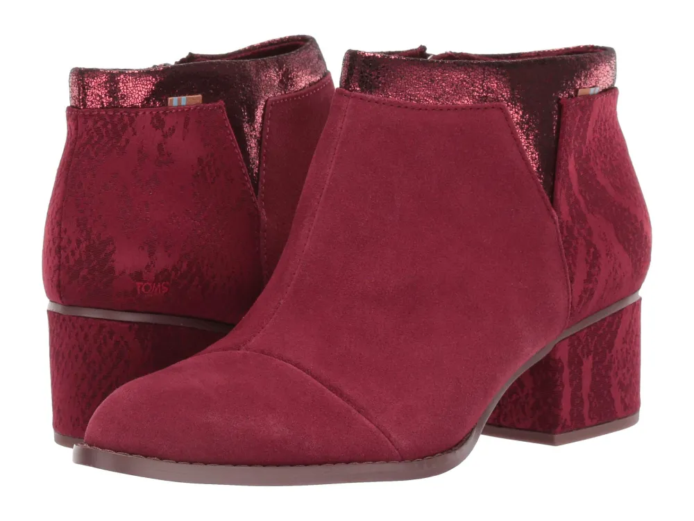TOMS Loren (Burgundy Suede)