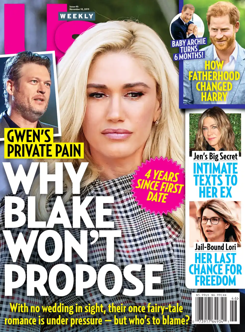 Luxury Handbag Shopping Cover Issue 4619 Why Blake Shelton Wont Propose to Gwen Stefani