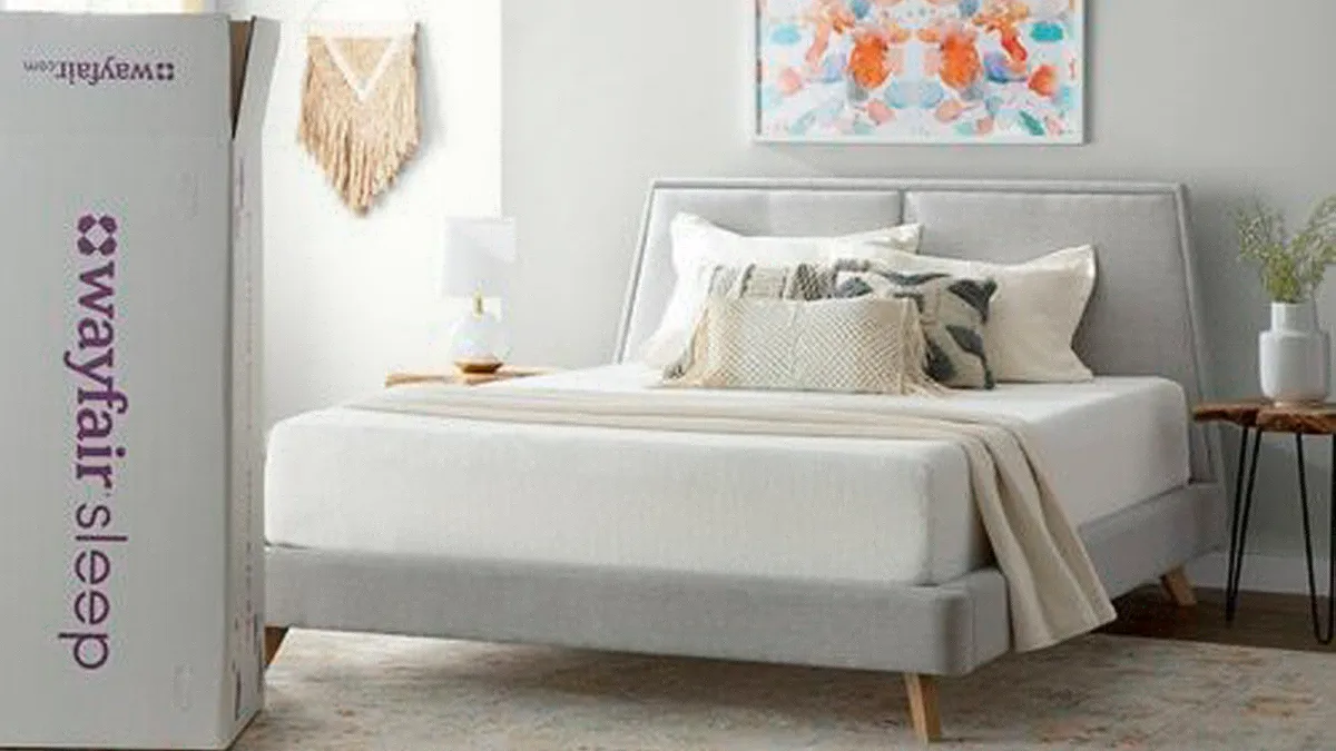 Wayfair Sleep 10 Medium Memory Foam Mattress box