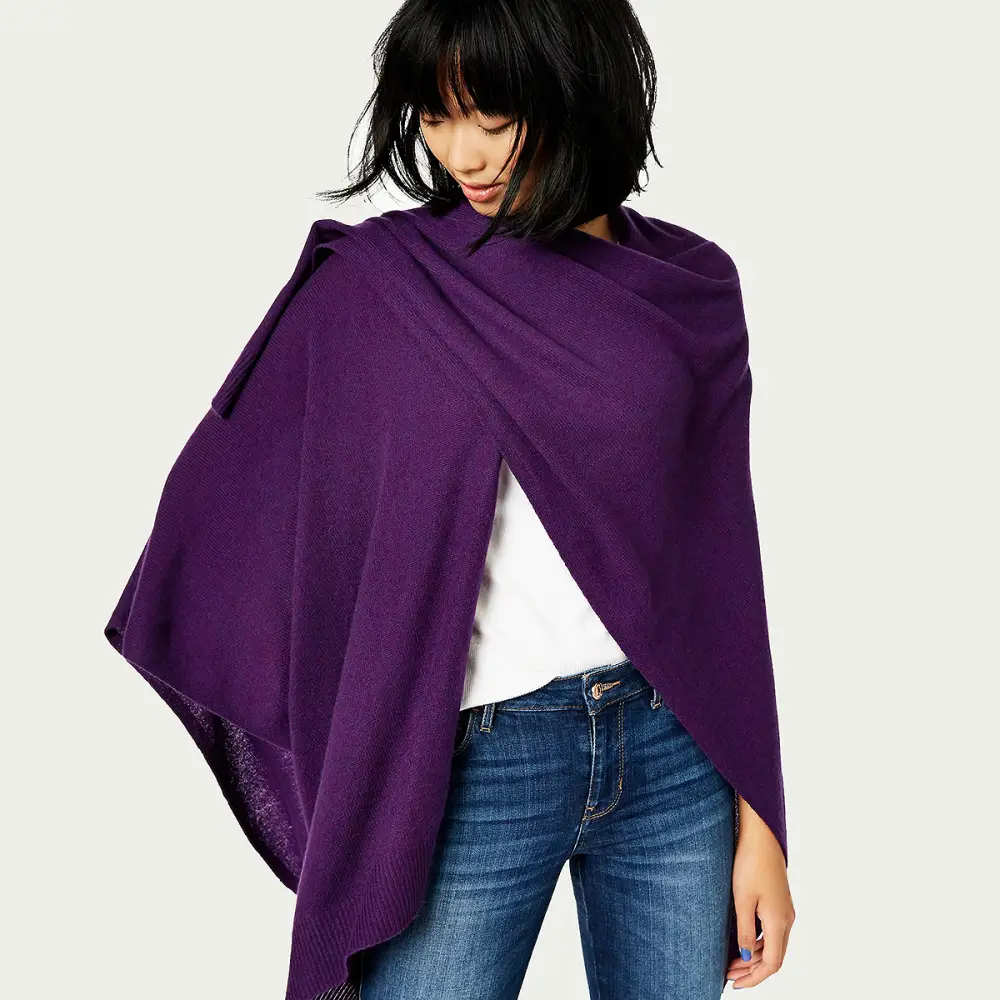 Charter Club Solid Cashmere Wrap
