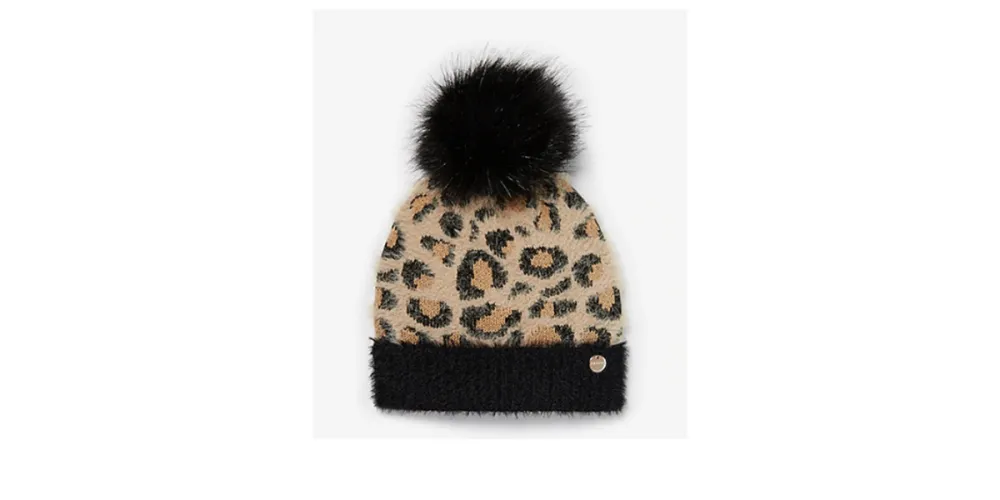Faux Fur Pom Beanie