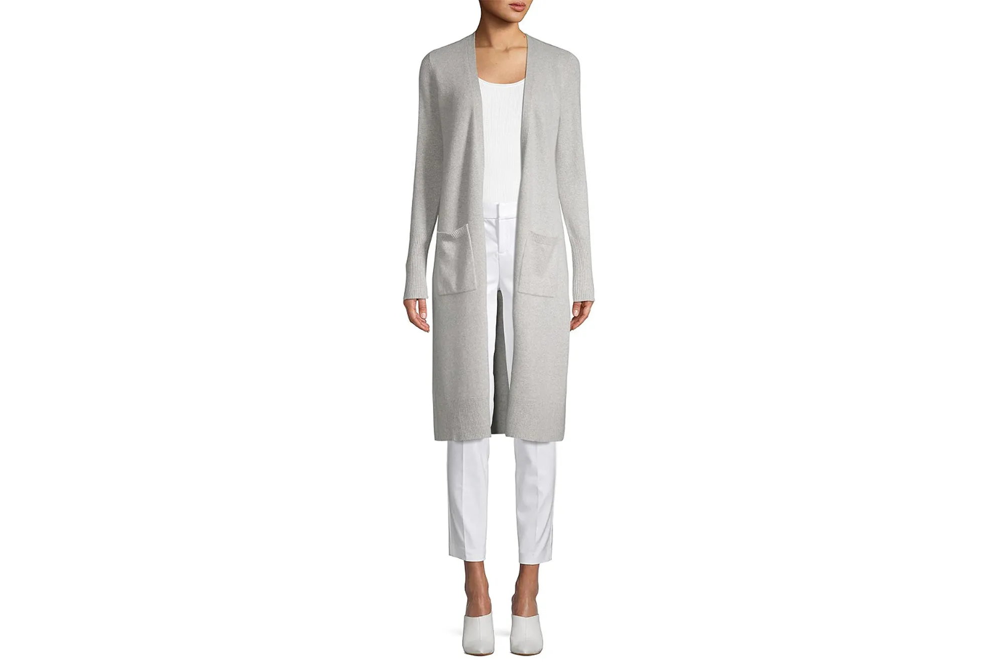 Cashmere Saks Fifth Avenue Cashmere Duster
