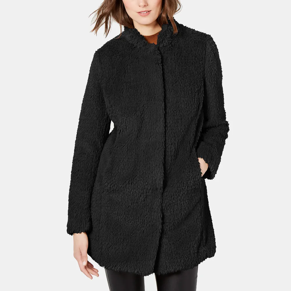 Kenneth Cole Faux-Fur Coat