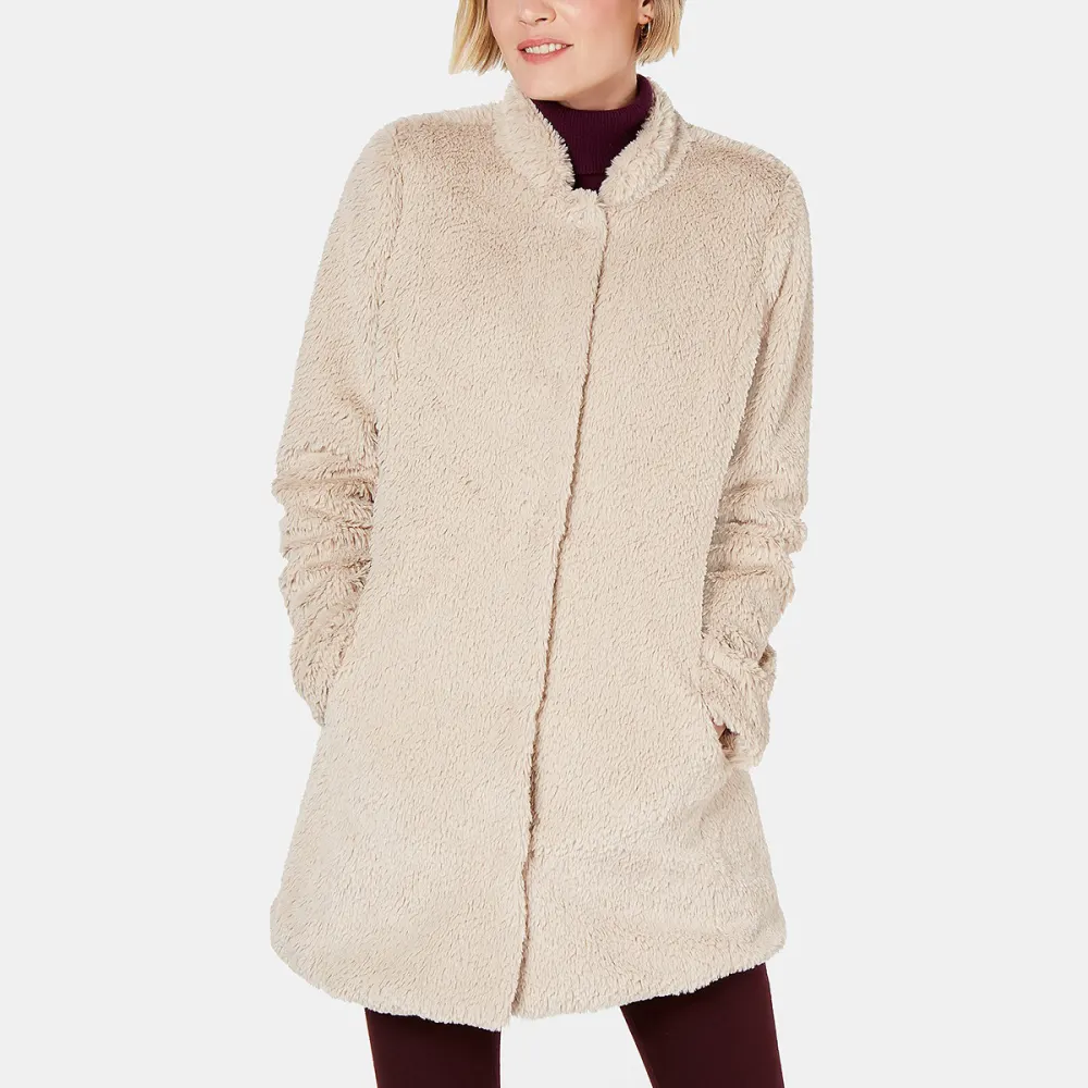 Kenneth Cole Faux-Fur Coat