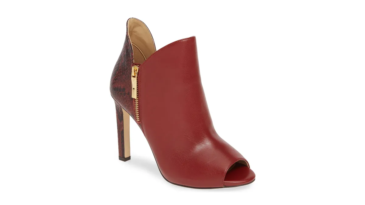 Michael Kors Alane Open Toe Bootie