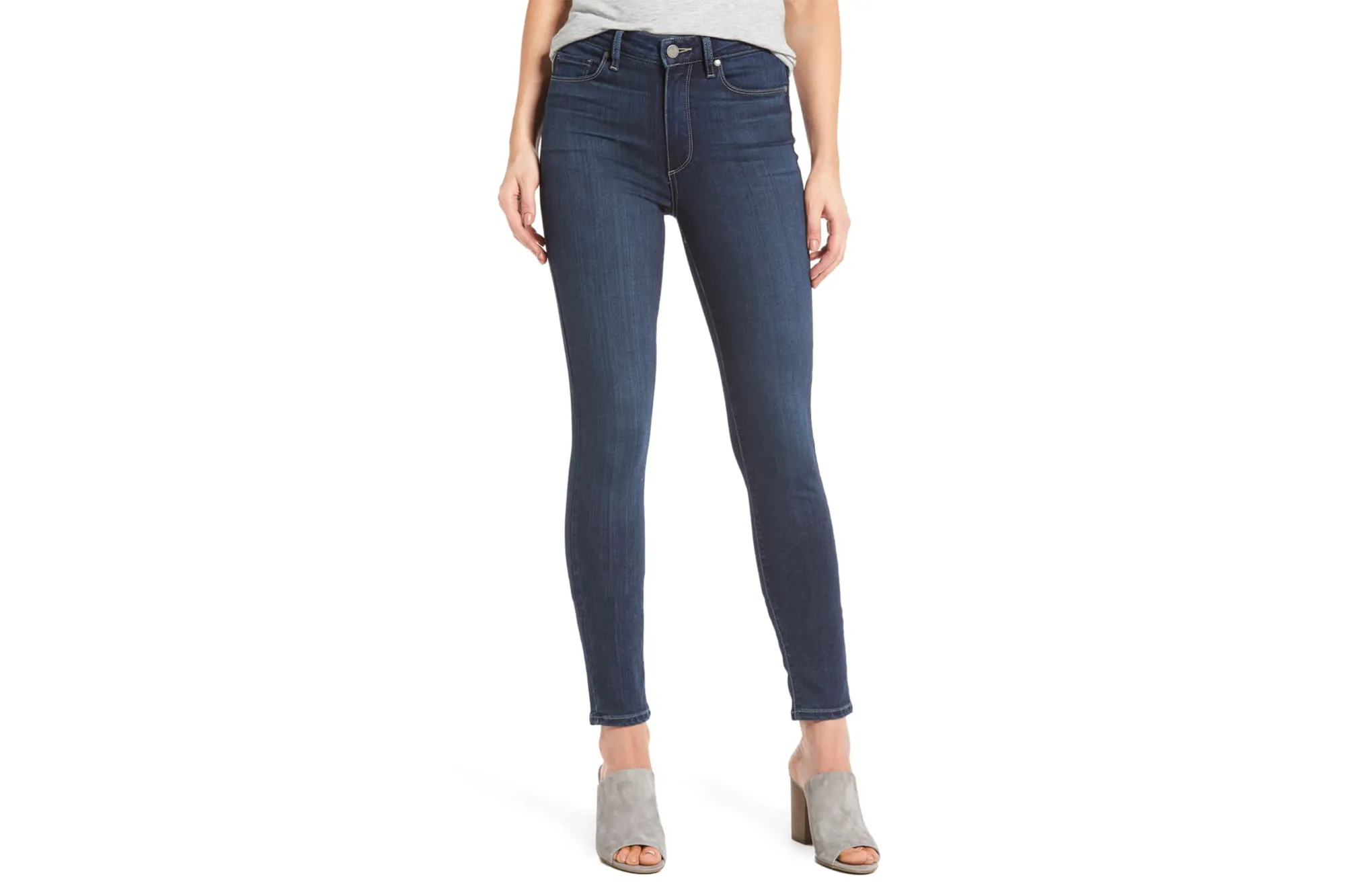 PAIGE Transcend - Hoxton High Waist Ankle Skinny Jeans