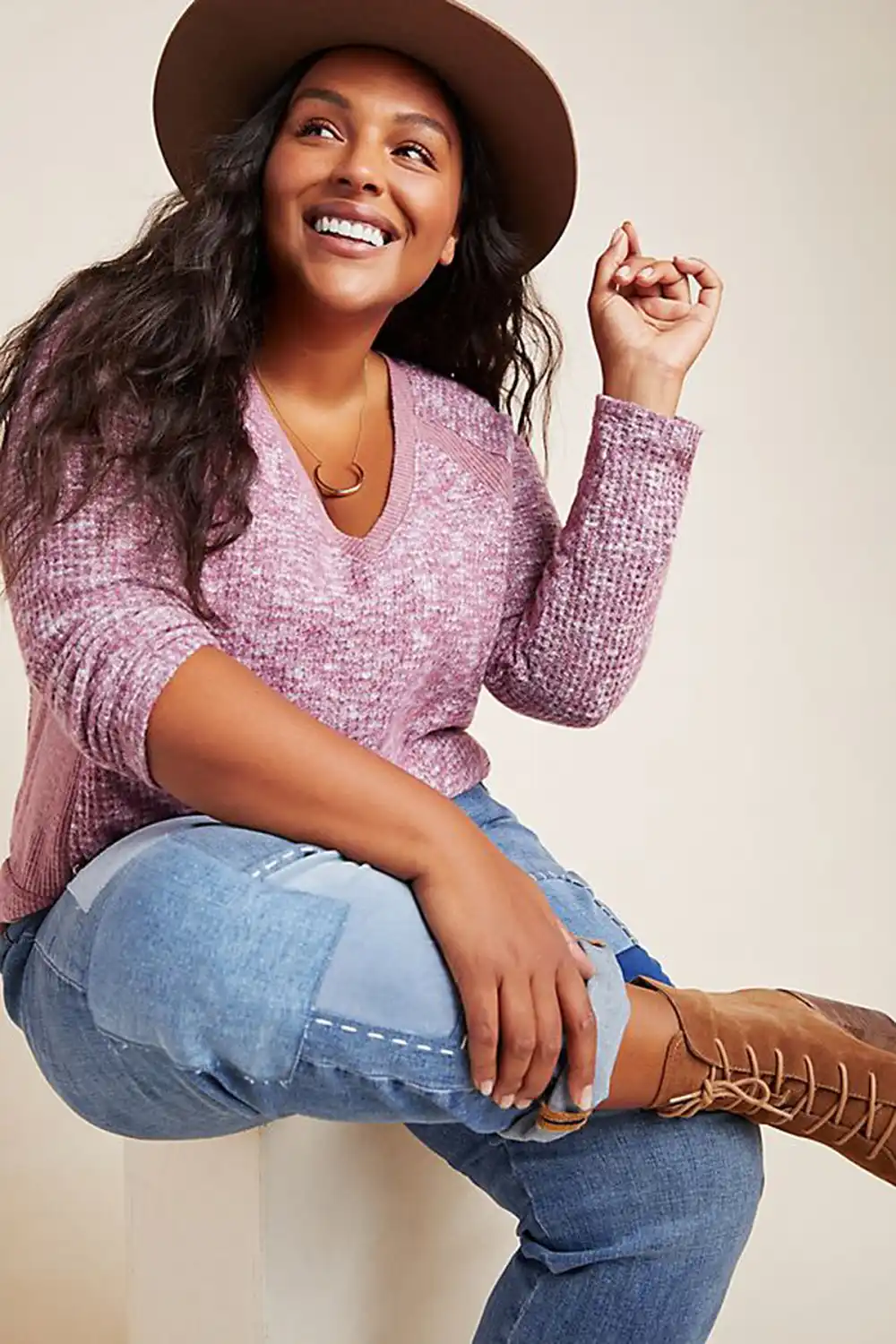 Eri + Ali Dorotea Space-Dyed Hacci Tunic