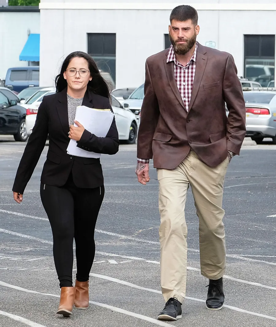 Jenelle Evans and David Eason Arriving at Court Nathan Griffith Sends Jenelle Evans Sweet Birthday Message Amid David Eason Divorce
