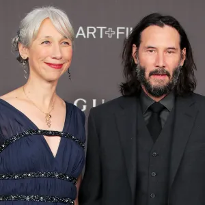 Keanu Reeves' Girlfriend Alexandra Grant On Her Gray Hair