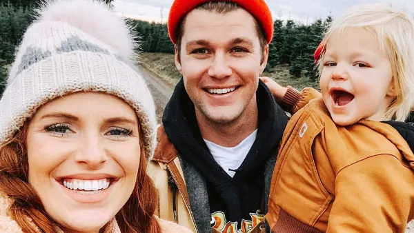 Audrey Roloff and Jeremy Roloff Picking Out Their Christmas Tree with Daughter Ember