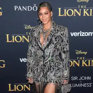 Beyonce Knowles The Lion King Premiere Wearing Alexander McQueen