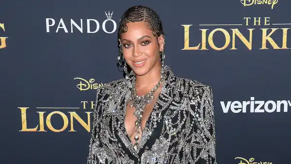 Beyonce Knowles The Lion King Premiere Wearing Alexander McQueen