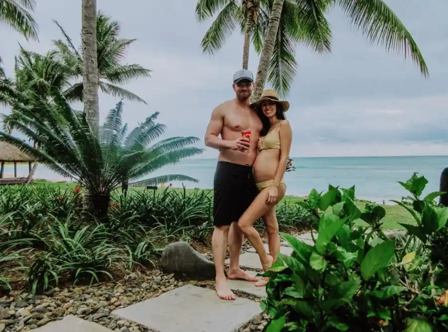 Brittany Lutz bikini bump