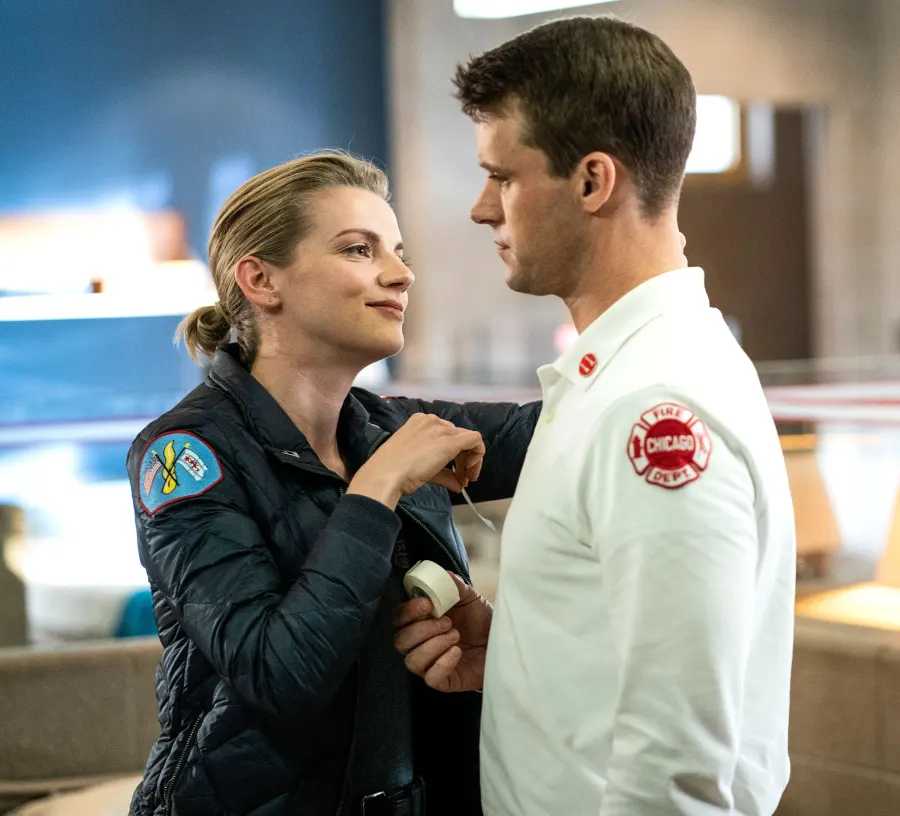 Kara Killmer as Sylvie Brett, Jesse Spencer as Matthew Casey CHICAGO FIRE TV Couples We Need to Get Together in 2020