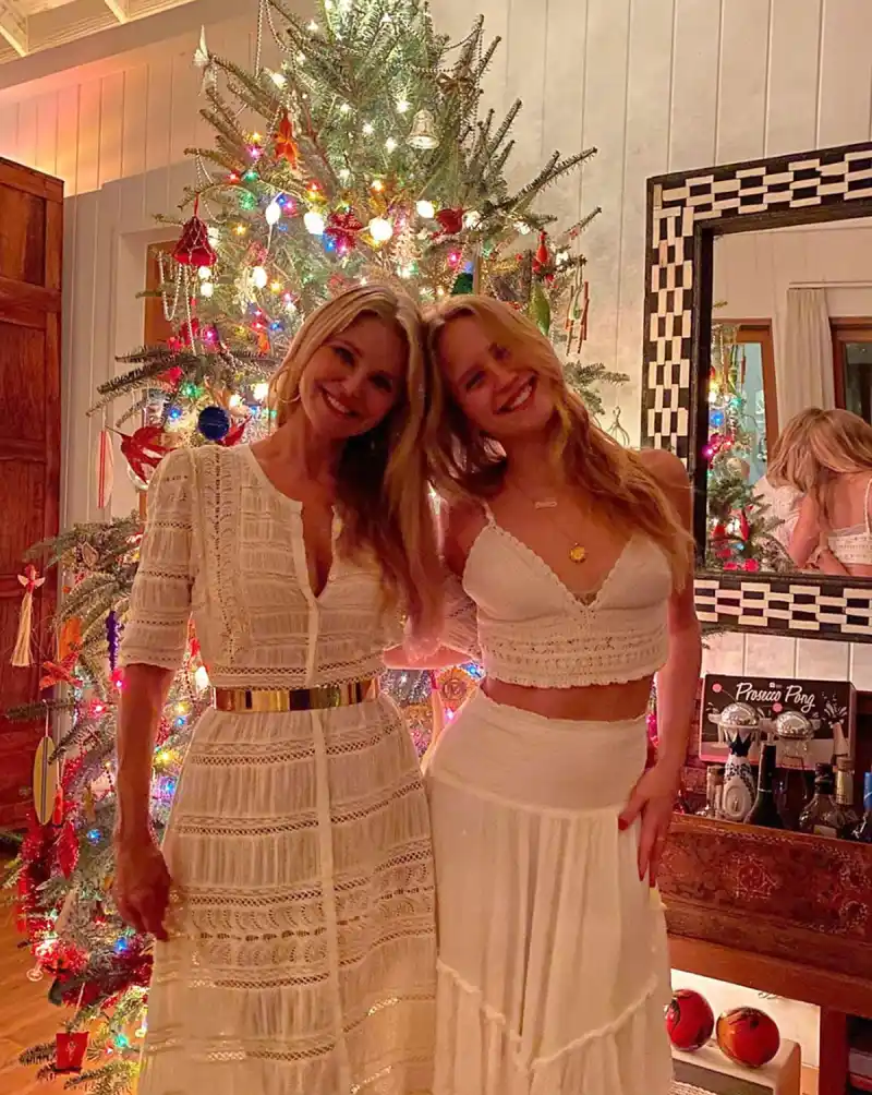 Christie Brinkley and Sailor Brinkley-Cook Mother-Daughter Twinning