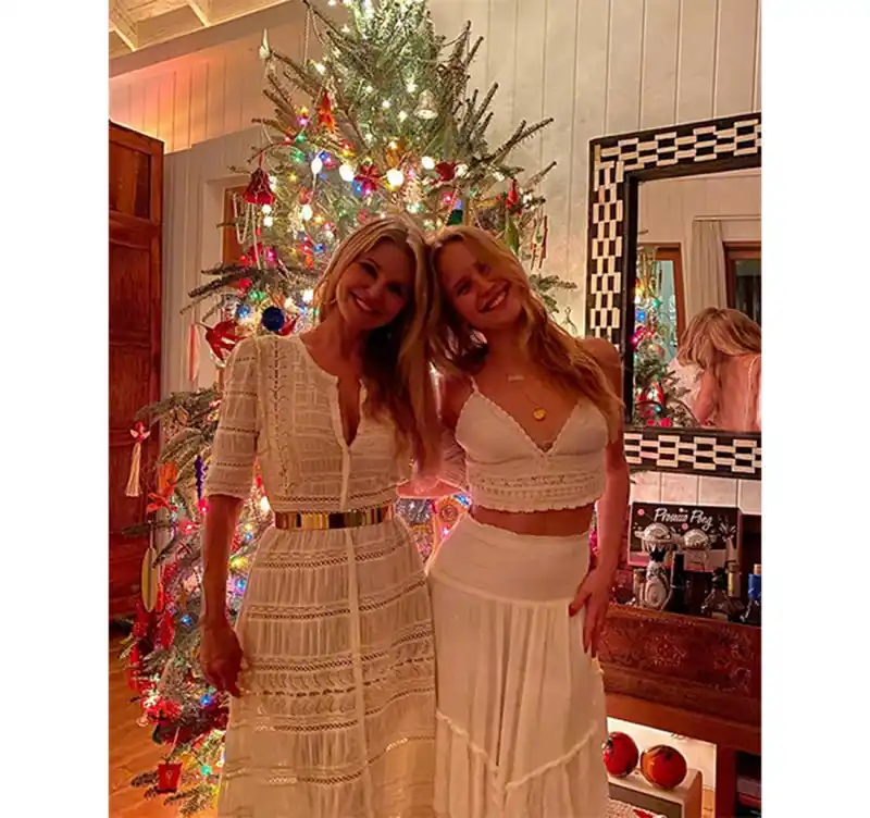Christie Brinkley and Sailor Brinkley-Cook Mother-Daughter Twinning