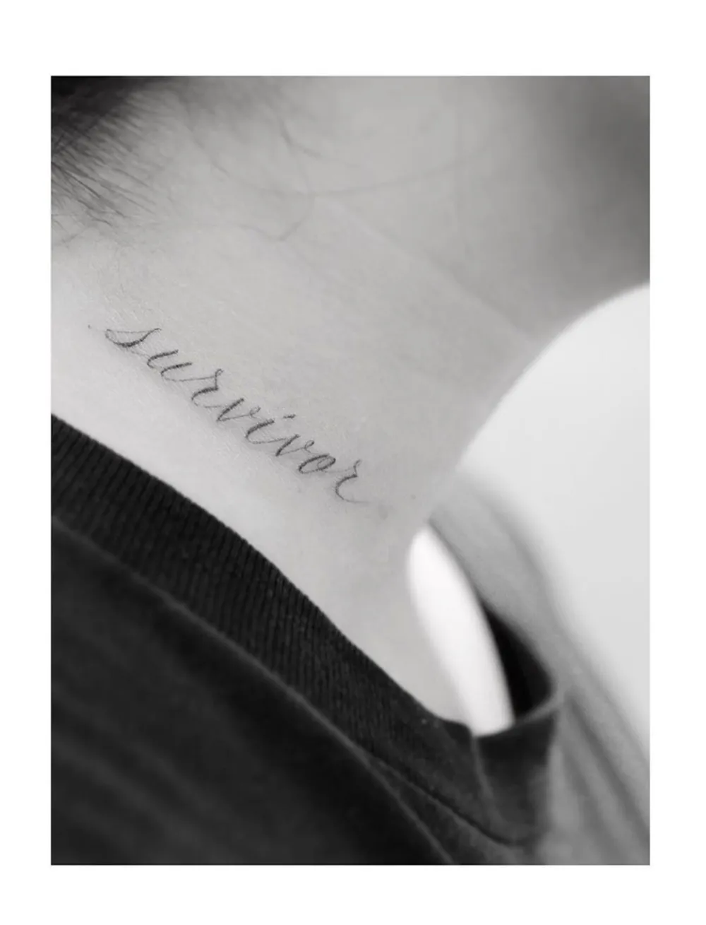 Demi Lovato's New "Survivor" Tattoo