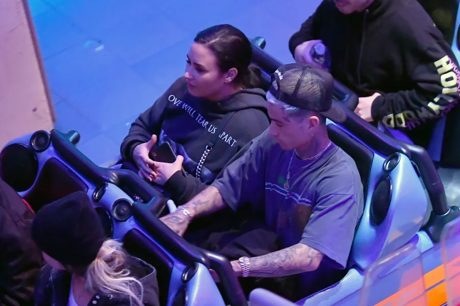 Demi Lovato and Austin Wilson Have a Date Night at Disneyland