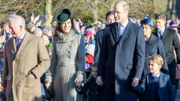 Duchess Kate! Prince William! See the Royal Family Walk Into Christmas Day Service: Pics!