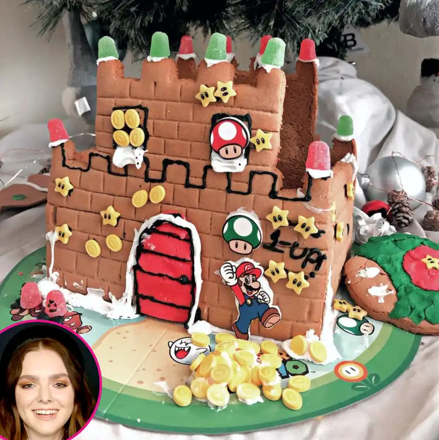 Elsie Fisher gingerbread house