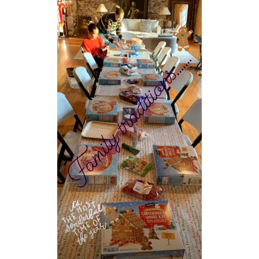 Gigi, Bella and Yolanda Hadid Make Gingerbread Houses Together on Christmas