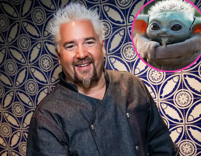Guy Fieri Shared a Meme of Himself as Baby Yoda
