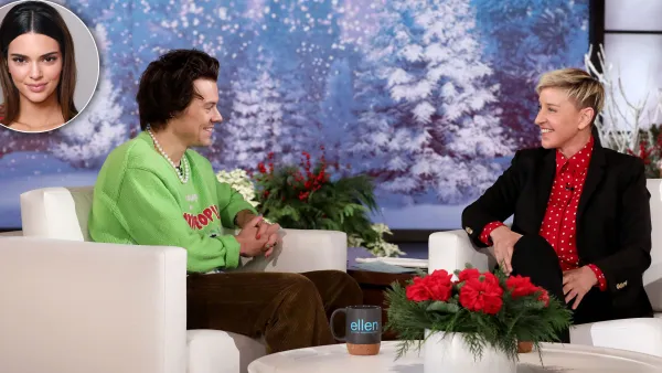 Harry Styles Clams Up When Ellen DeGeneres Asks About His Friendship With Ex Kendall Jenner-new