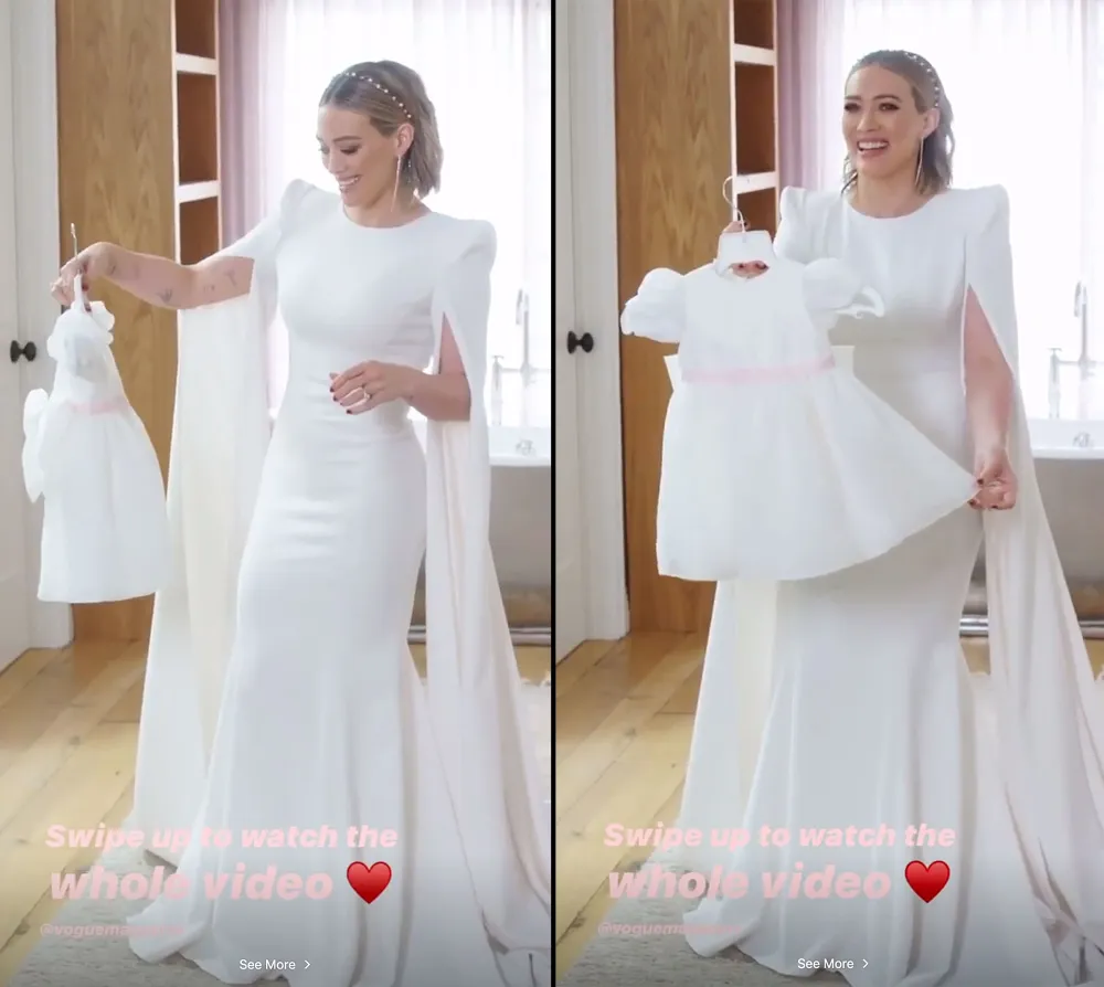 How Hilary Duff Subtly Paid Tribute to Her Kids on Her Wedding Day