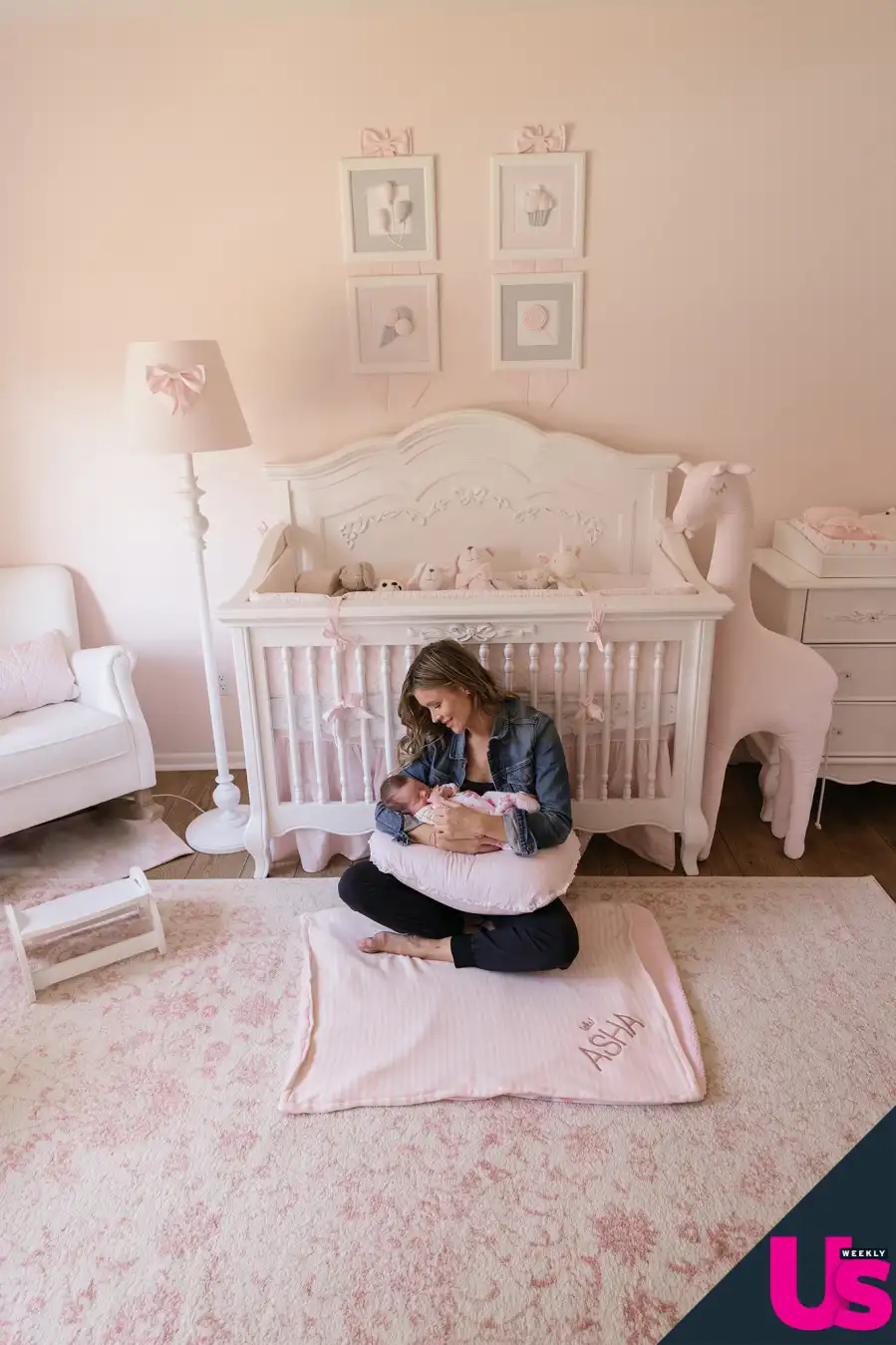 Inside Joanna Kupra’s ‘Peaceful’ Pink Nursery for 1-Month-Old Daughter, Asha-Leigh