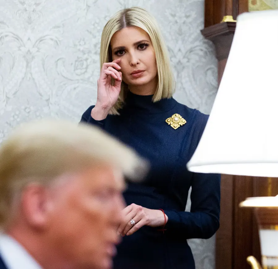 Ivanka Trump Massive Brooch December 19, 2019