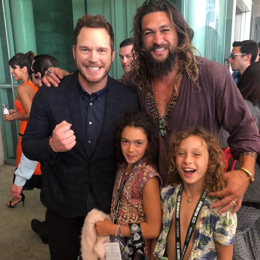 Jason Momoa’s Quotes About Kids Olive Branch Chris Pratt