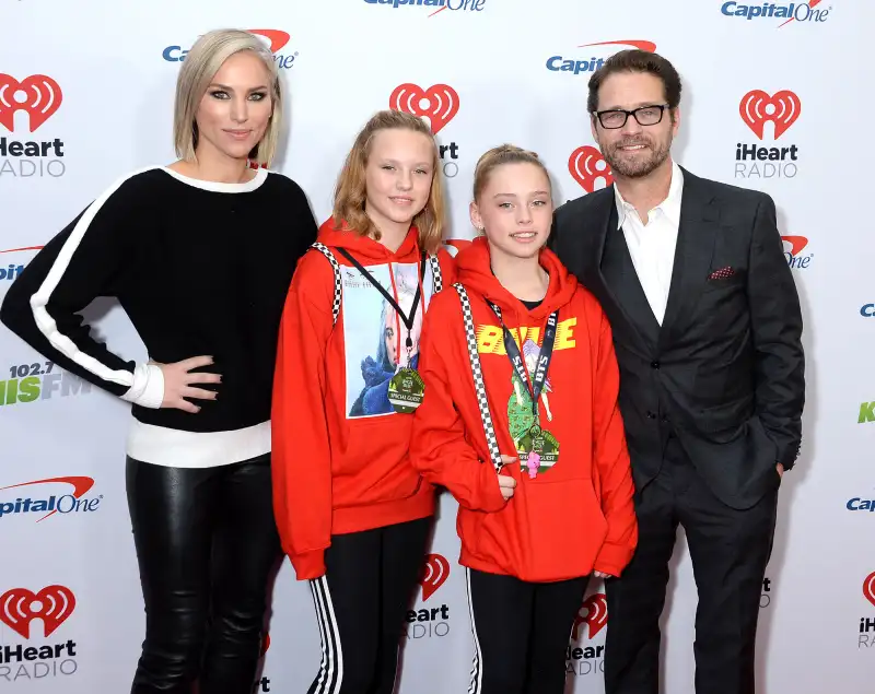 Jason Priestley and Family KIIS-FM iHeartRadio Jingle Ball