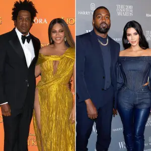 Jay-Z, Kanye West, Beyonce and Kim Kardashian Reunite at Diddy's 50th Birthday Party