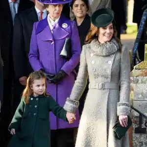 Duchess Kate Middleton and Princess Charlotte Twinning