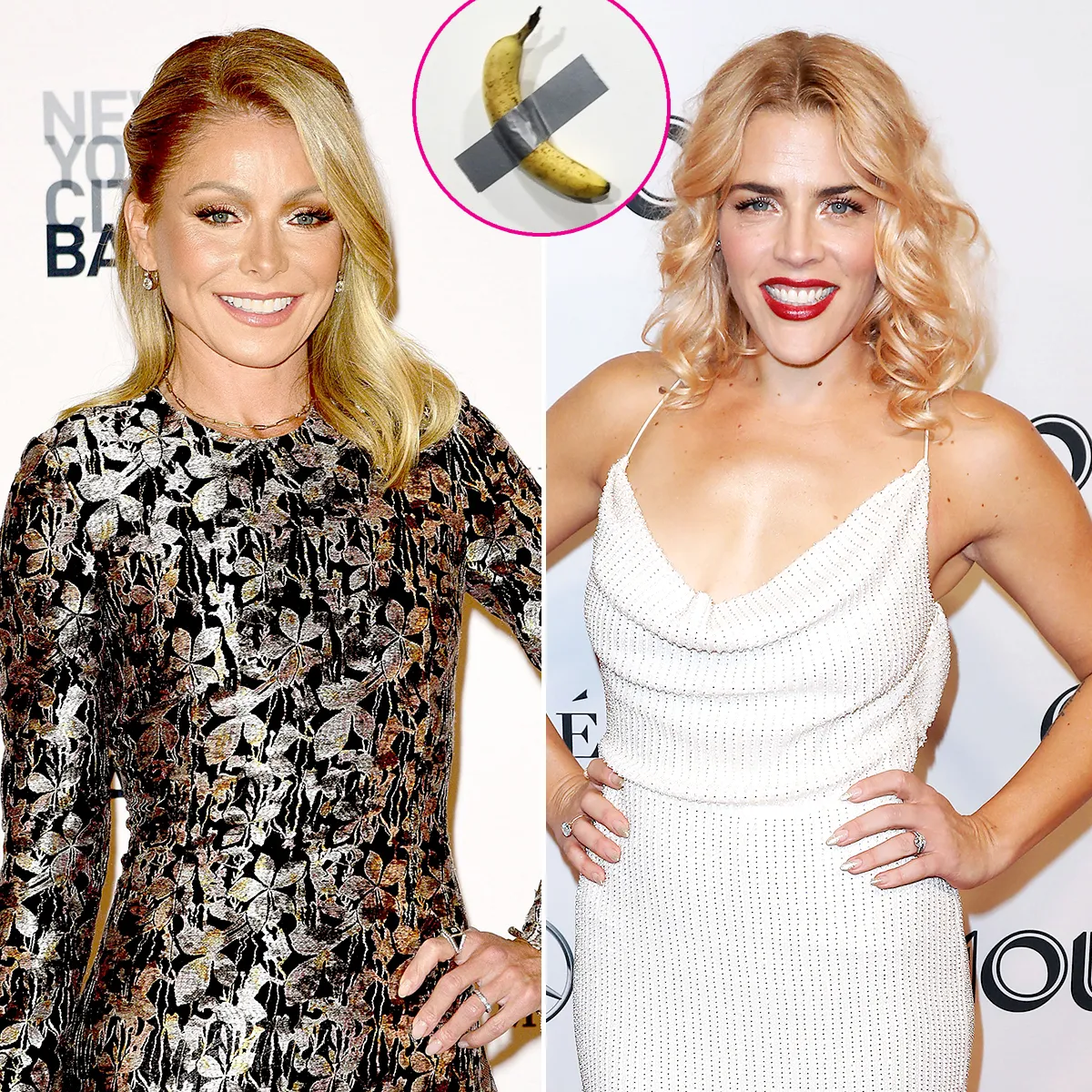 Kelly-Ripa-Busy-Philips-Art-Basel’s-Banana-Exhibit