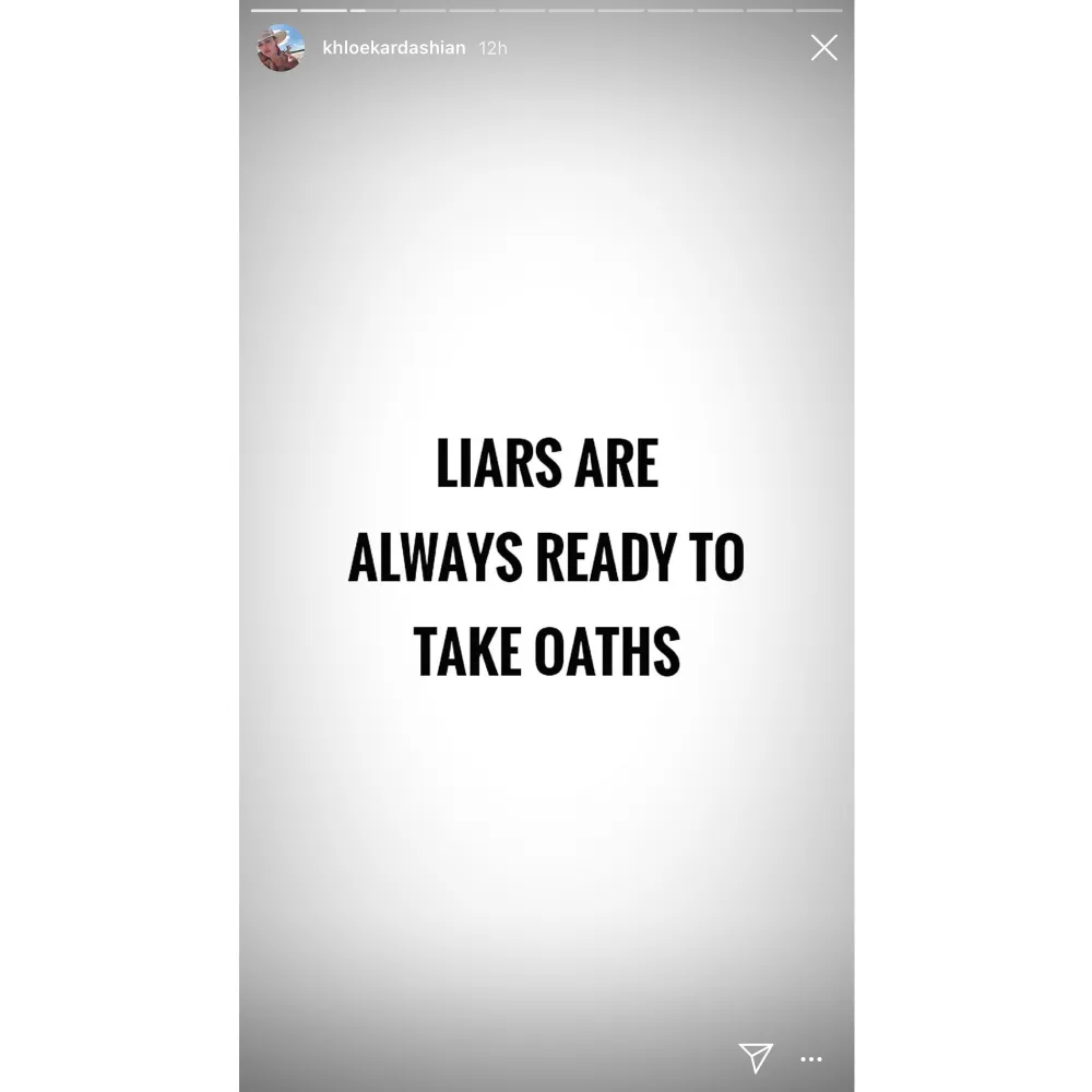 Khloe Kardashian Shares Quote About 'Liars' After Jordyn's Lie Detector Test